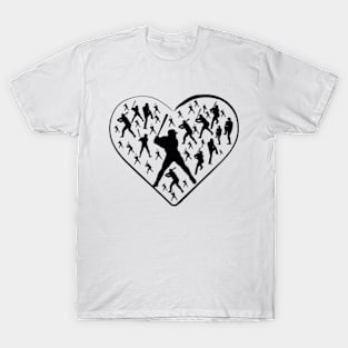 The Best Baseball Valentine T-Shirt